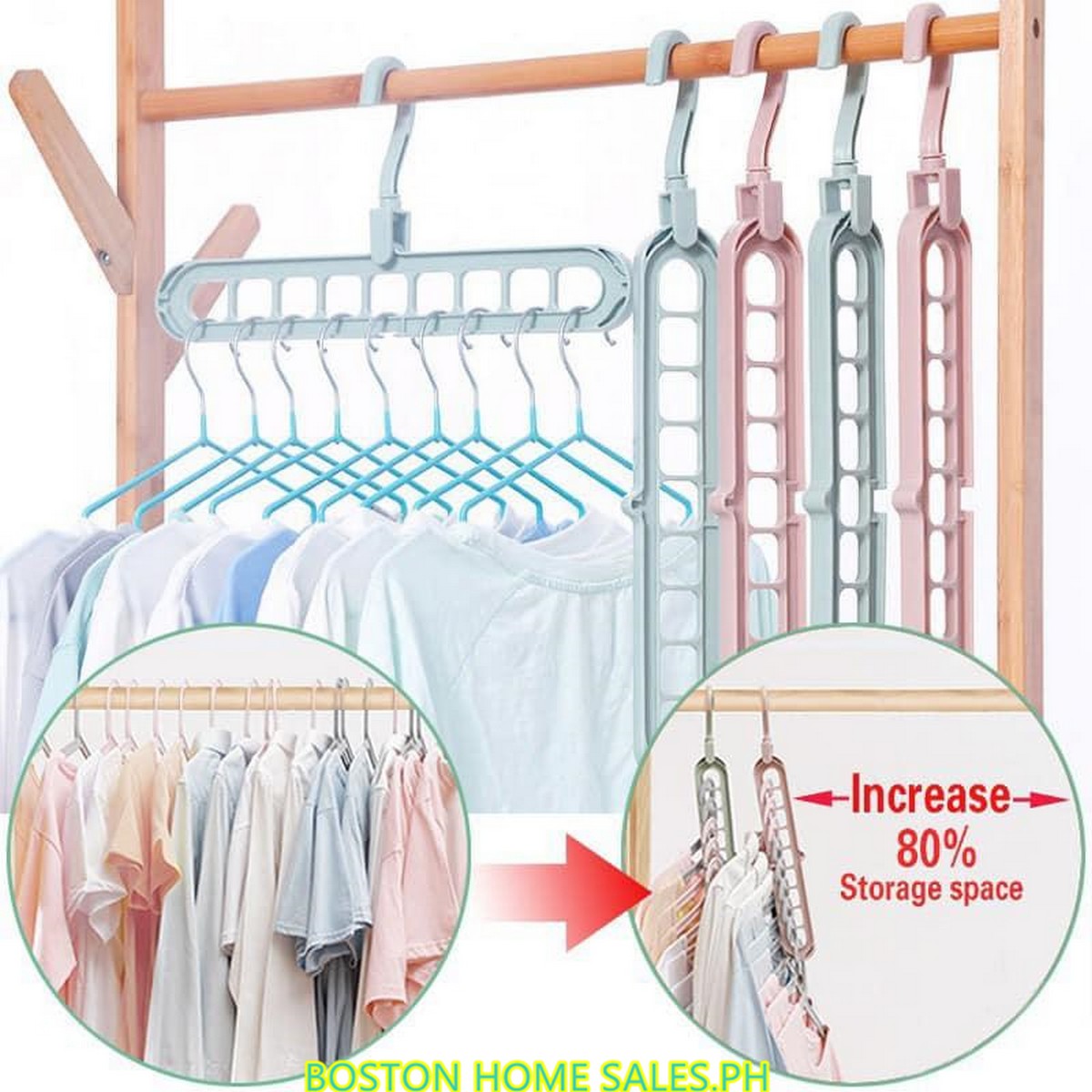 Space-Saving Magic Clothes Hanger