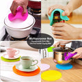 Silicone Hot Pot Holder pad Patili Hot Plate Mat Multipurpose Silicone Pot Holders Hot Pads Silicone Heat Resistant Coasters Cup Insulation Mat Pad Potholders Honeycomb Rubber Pads for Hot Dish Hot Cushions Counter Mats For Tables