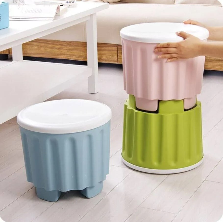 01 Pair of High Quality Portable Drum Storage Stool and Sitting Chair Dool Stool And Space Saver Drum Stool And Space Organizer