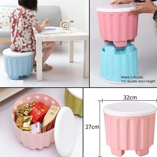 01 Pair of High Quality Portable Drum Storage Stool and Sitting Chair Dool Stool And Space Saver Drum Stool And Space Organizer