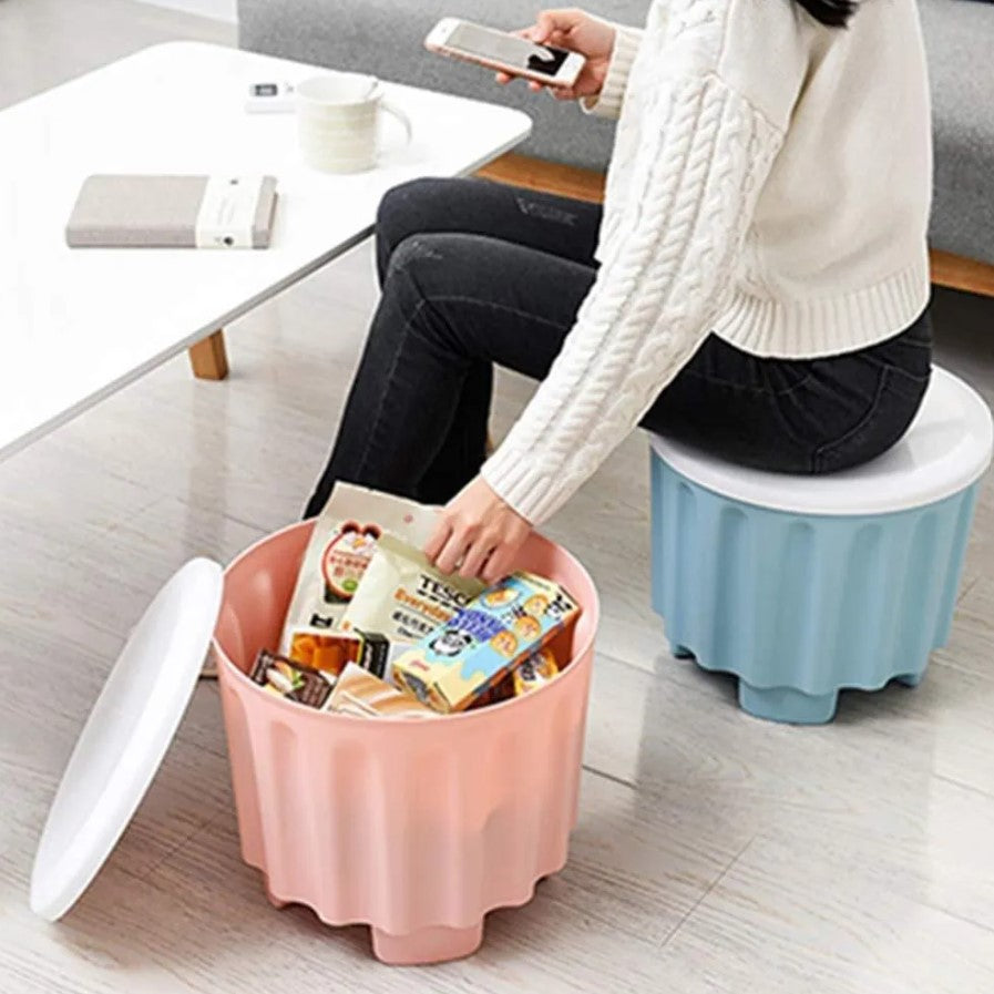 01 Pair of High Quality Portable Drum Storage Stool and Sitting Chair Dool Stool And Space Saver Drum Stool And Space Organizer