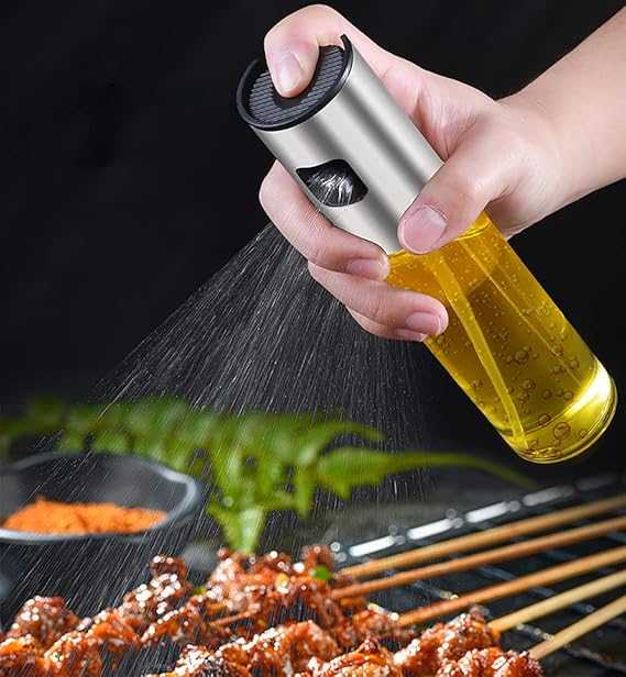 100ML Oil Spray Bottle – Professional Glass Dispenser for Kitchen & BBQ