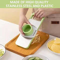 5 in 1 Multifunctional High-Quality Vegetable & Fruit Slicer Effortless Kitchen Gadget Manual Vegetable Slicer Cutter