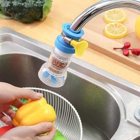 Fan Faucet Filter (Box Packing) - Random Colour