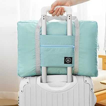 Expandable Travel Bag – Large Capacity Foldable Duffle with Wet/Dry Pocket