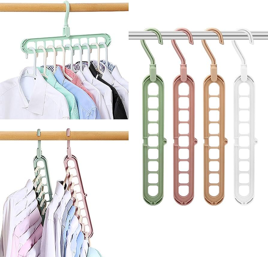 Space-Saving Magic Clothes Hanger