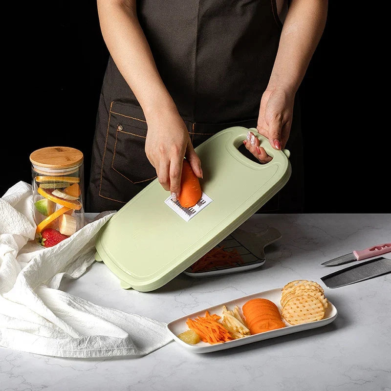 Multi-Function 9 in 1 Vegetable Slicer, Cutter, Peelers, with Washing Basket and Vegetable Cutting Board For Easy and Fast Cutting