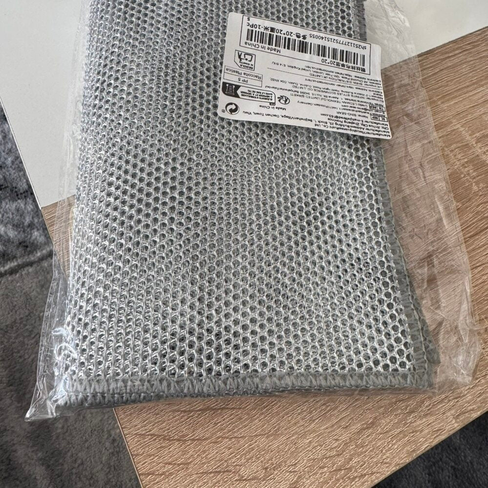 Pack of 12 Kitchen Steel Mesh Wire Dish Washer Cleaning Cloth