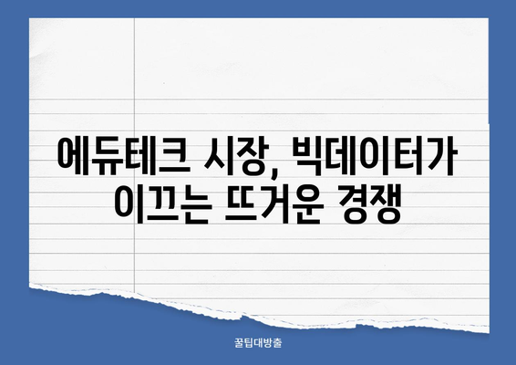 에듀테크 혁명| 빅데이터가 이끄는 교육 시장의 미래 | 빅데이터, 교육, 에듀테크, 혁신, 시장 분석